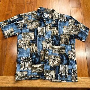 Howie Vintage Hawaiian short sleeve Shirt Men’s L